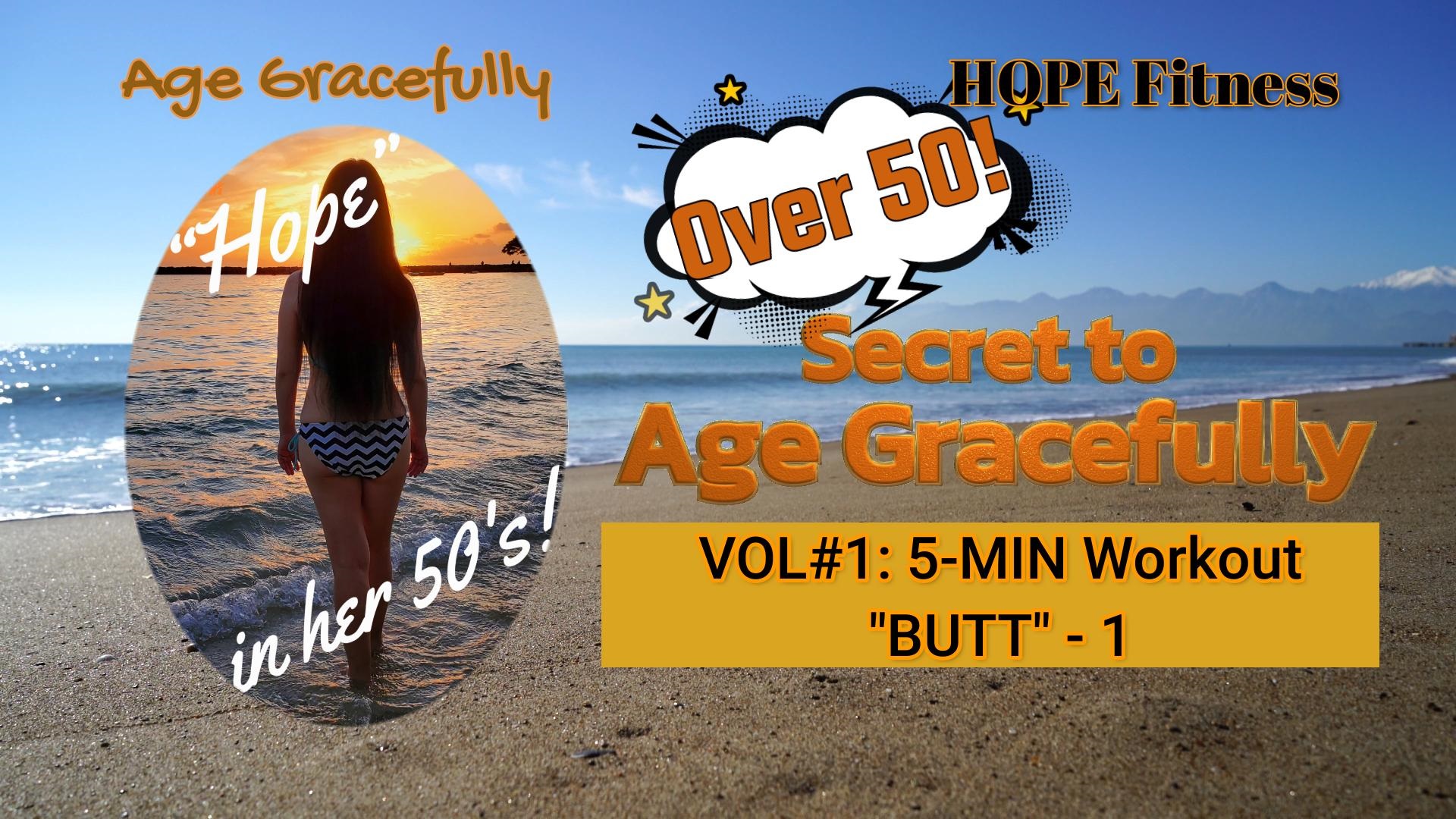 5-min BUTT home workout by Age Gracefully -- Hope Fitness